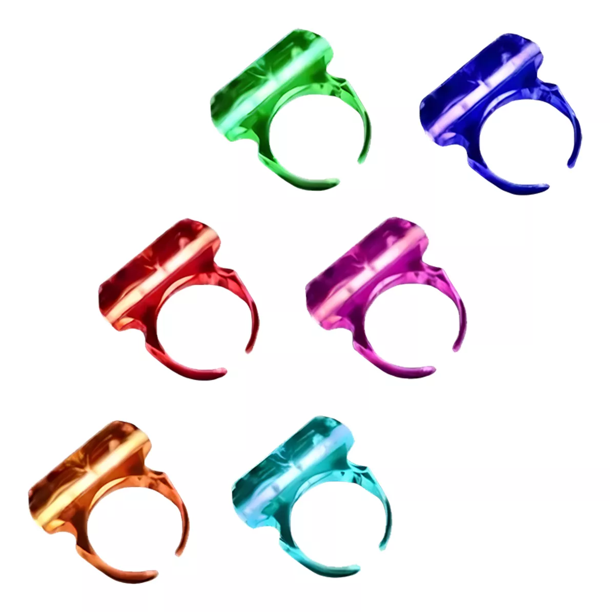 Anillos Luminosos Neon Quimicos Colores Surtidos X6 - Imagen 2