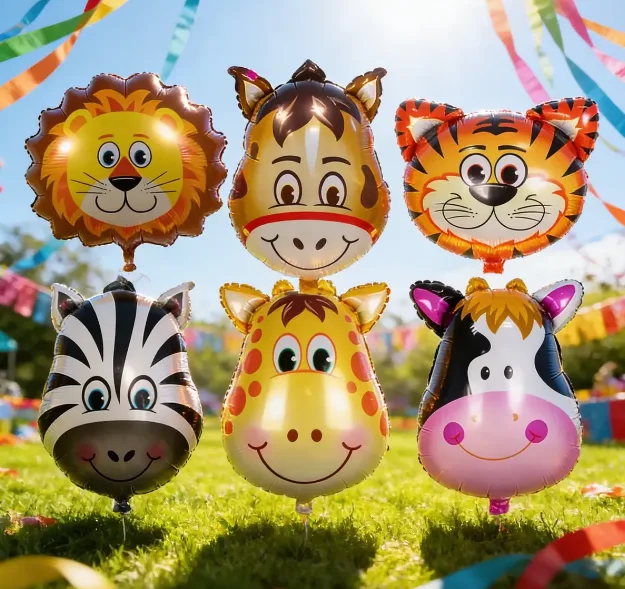 Globos Metalizado Animales 9'' - Cotillon Fiesta !!