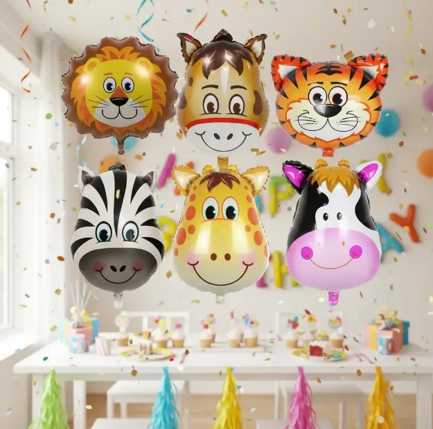 Globos Metalizado Animales 9'' - Cotillon Fiesta !! - Imagen 3