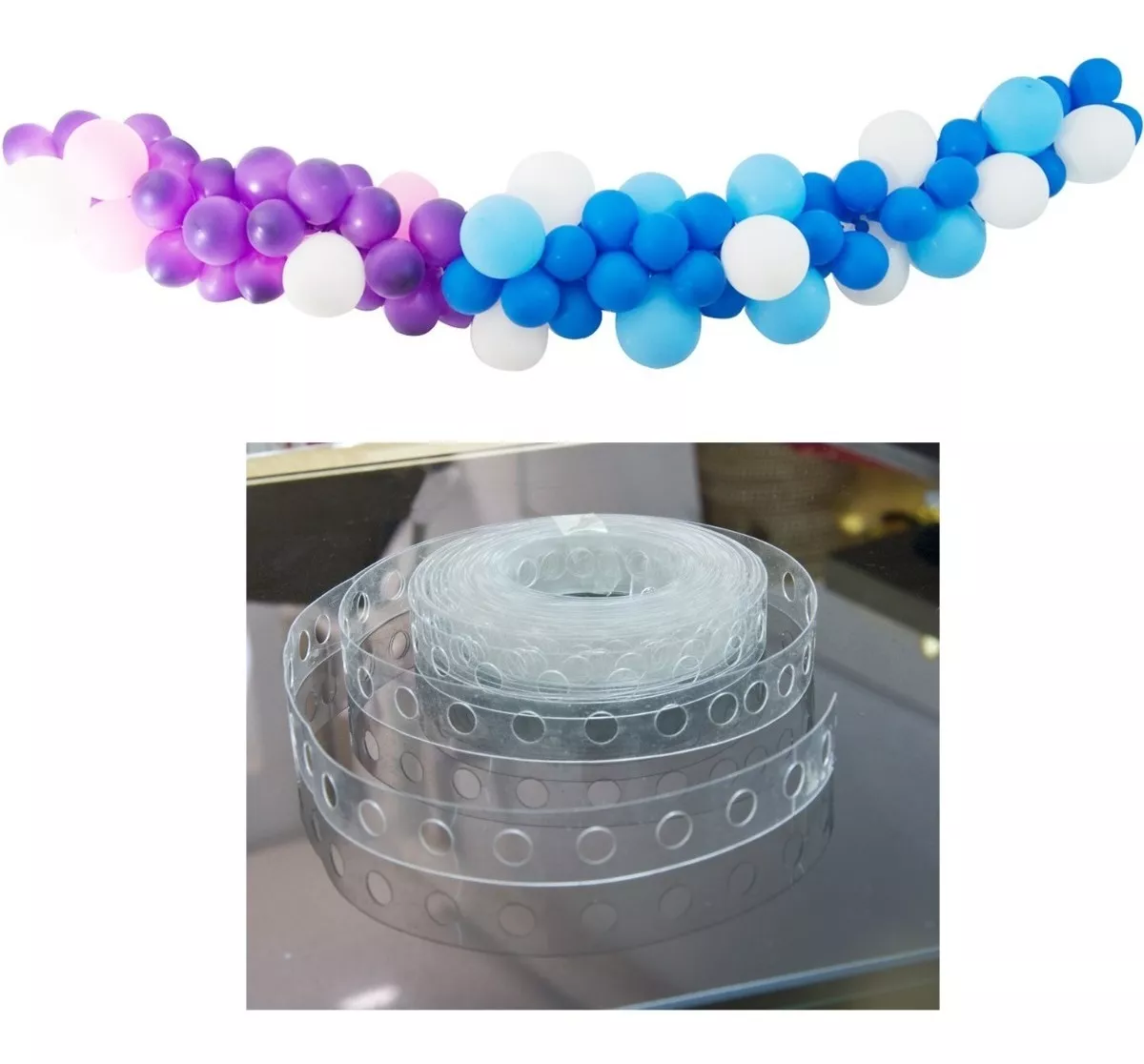 Cinta De Acetato Para Globos Arco Organico 5 Mt - Decoracion - Imagen 6