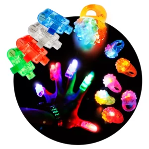 Combo Anillos Luminosos Led Surtidos Cotillon X 25