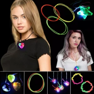 Combo Collares Colgantes Led + Fluo - 30 Unidades
