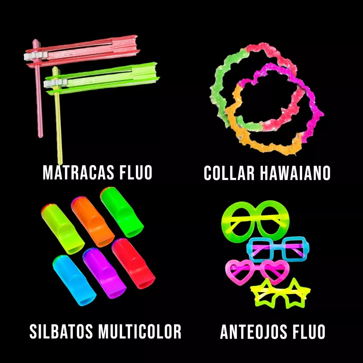 Combo Cotillon Luminoso 50/80 Personas - Super Fiesta!! - Imagen 4
