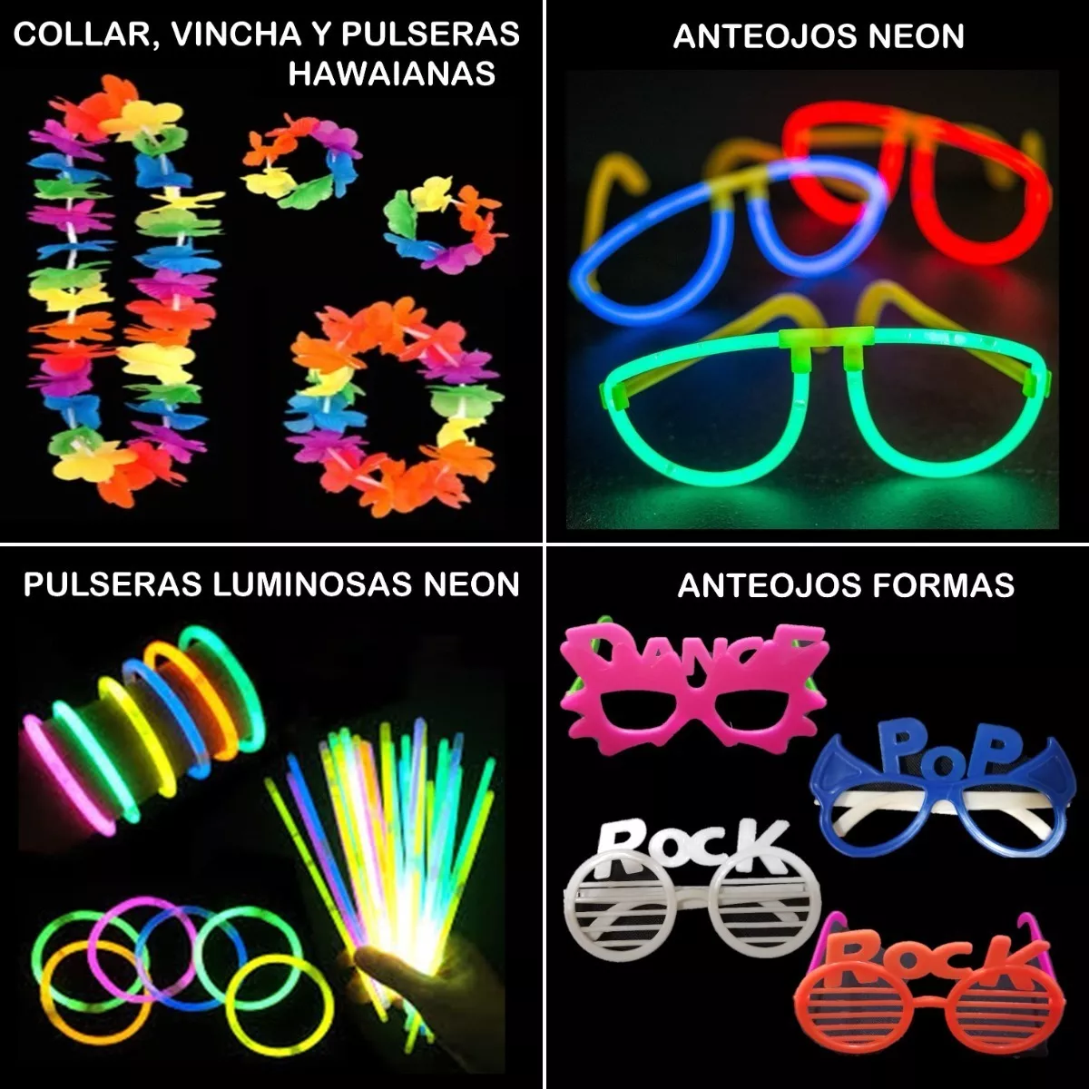 Combo Cotillon Luminoso Led - 573 Articulos - 250 Personas - Imagen 3