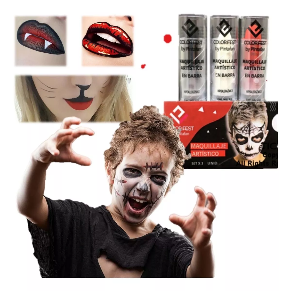 Combo Halloween - Maquillaje Artistico - Imagen 4