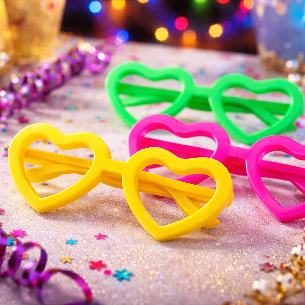 Anteojos Fluo Emoji Cotillon Fluo Mix Motivos X6 - Imagen 6
