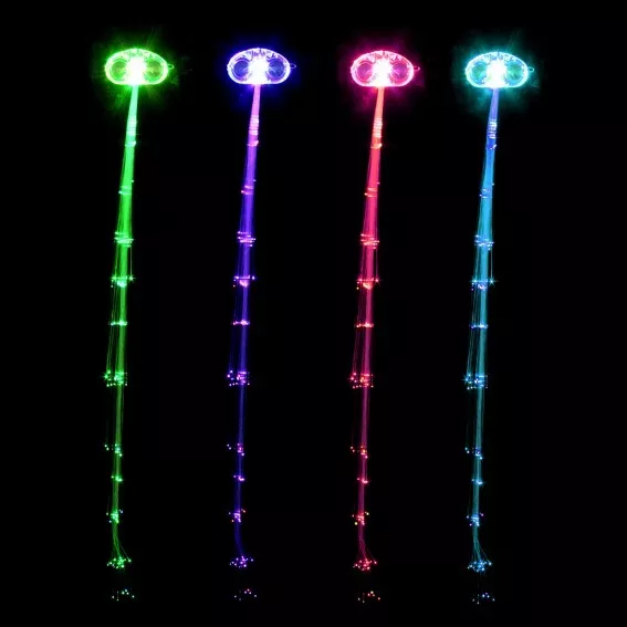 Extension De Pelo Luminosa Led Variedad Colores Cotillon - Imagen 5
