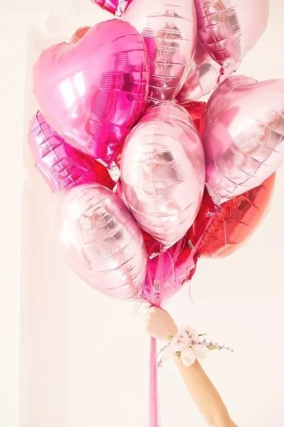 Globo Metalizado Corazon 46cm Surtidos Cotillon Deco - Imagen 2