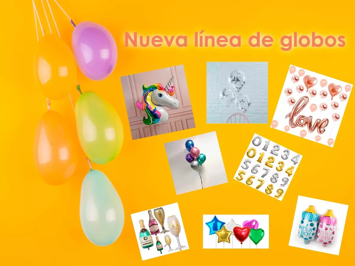 Globo Metalizado Corazon 46cm Surtidos Cotillon Deco - Imagen 5