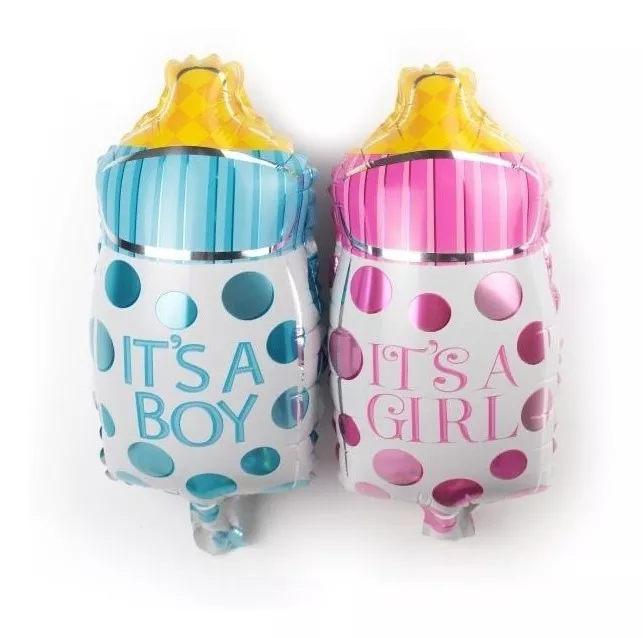 Globo Metalizado Mamadera Baby Shower 15'' Cotillon Fiesta - Imagen 5