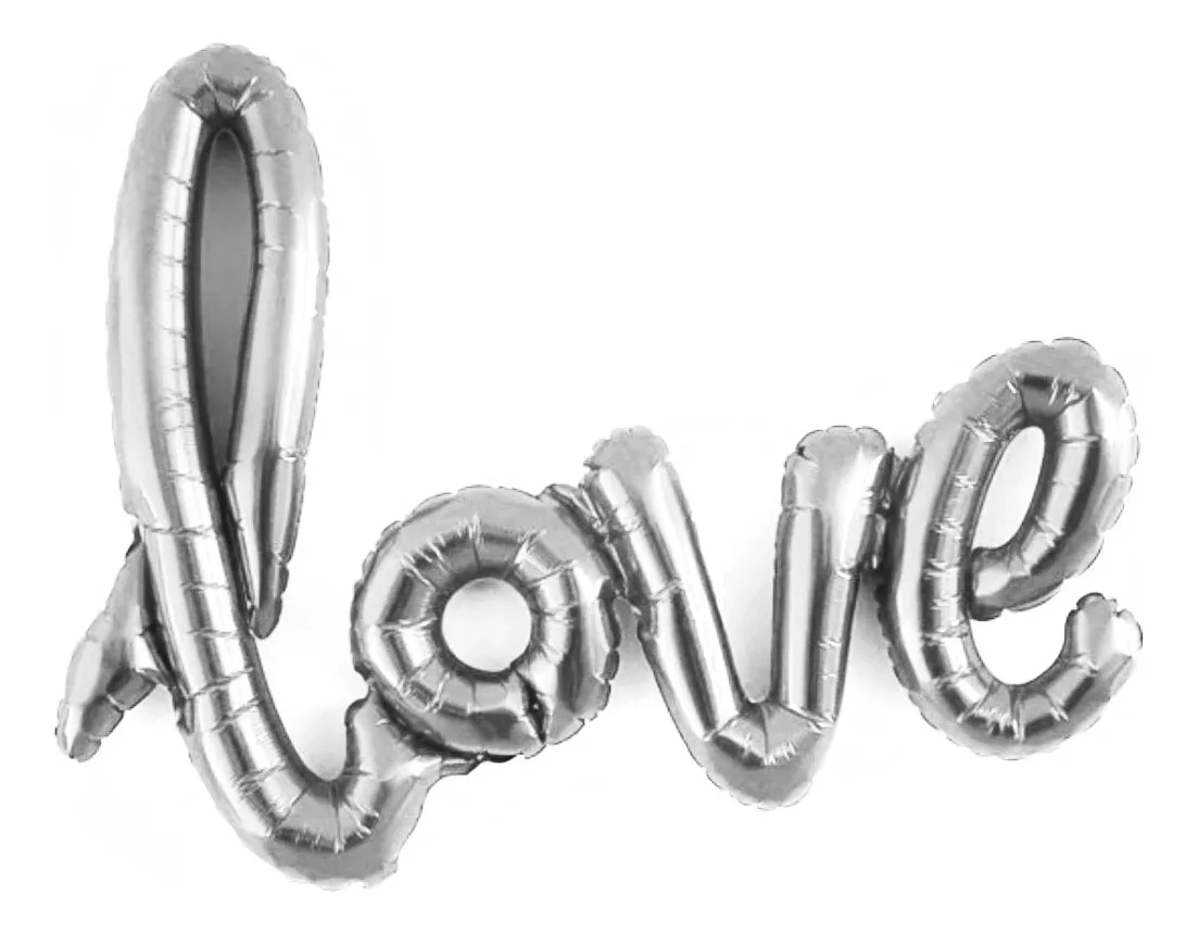 Globos Metalizados Love Colores Surtidos Cotillon X1u - Imagen 4
