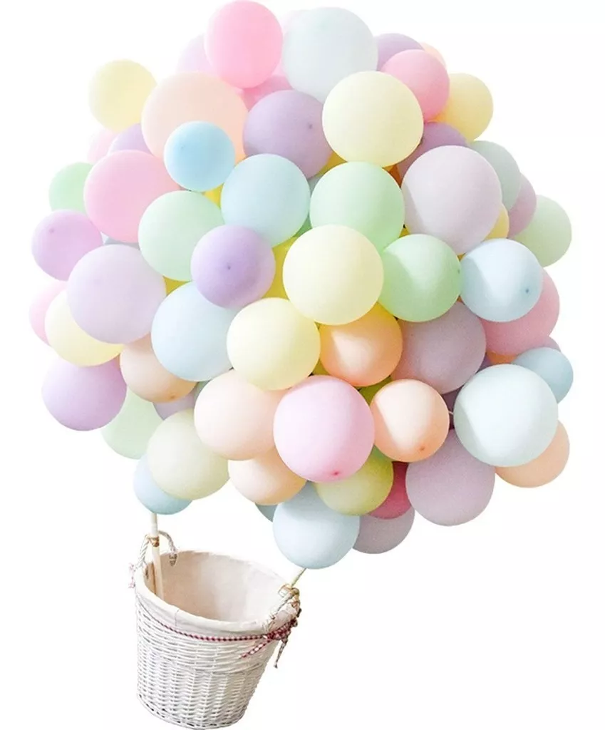 Globos Pastel Colores Surtidos 23 Cm - 9 Pulgadas X 25u - Imagen 3