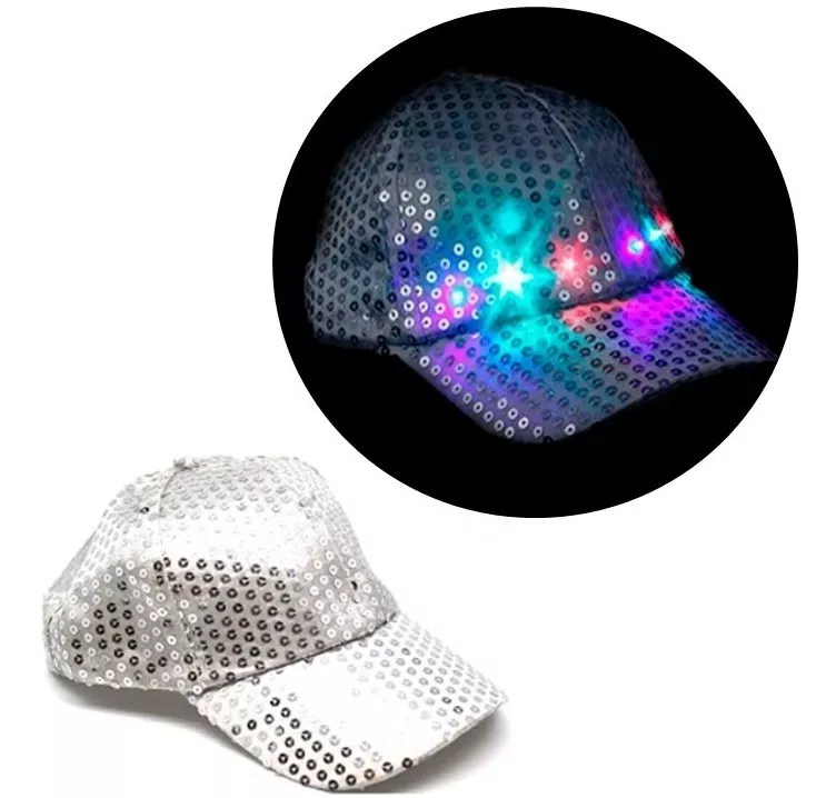 Gorra Luminosa Led 6 Luces Colores Surtidos - Imagen 3