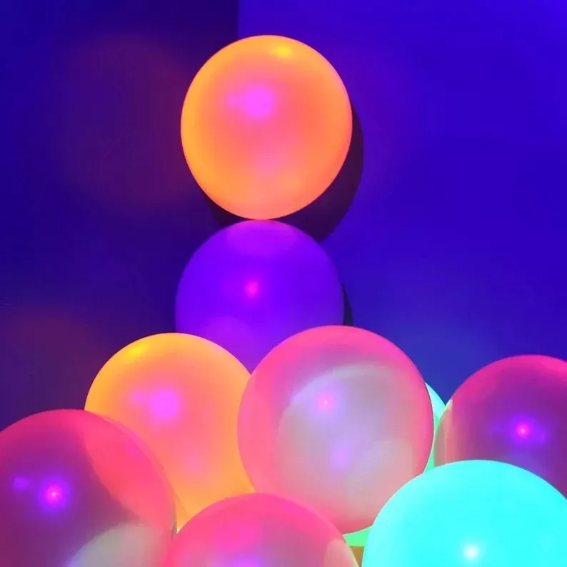 Kit Arco Organico 100 Globos Fluo Uv - Fiesta De 15 Glow - Imagen 3