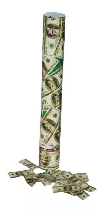 Mortero Lanza Papeles - Billetes Dolar - Cotillon!! - Imagen 2