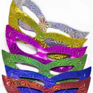 Pack Antifaz Fluo Mix De Colores Convencional Cotillon X6u