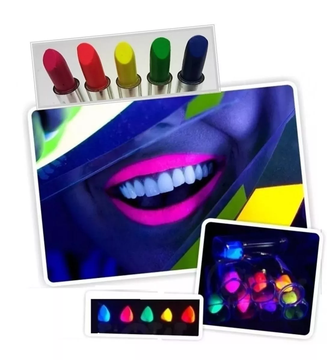Pinta Labios Fluo Lapiz Labial Fluo Neon Colores Surtidos