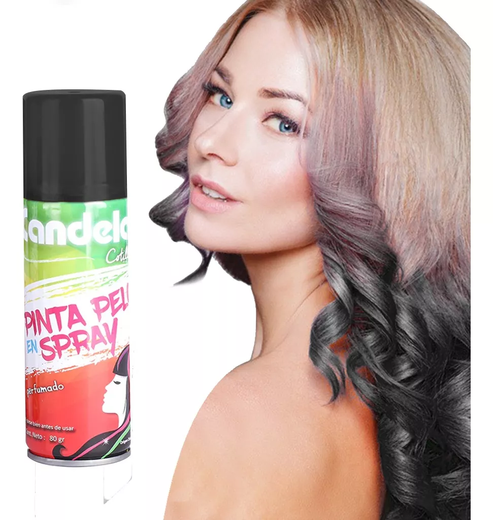 Pinta Pelo Aerosol De Colores Fiesta Cotillon - Imagen 2