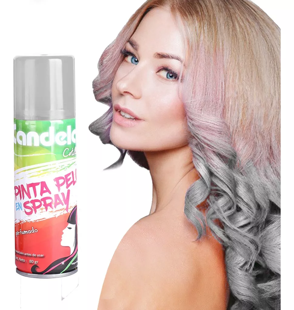 Pinta Pelo Aerosol De Colores Fiesta Cotillon - Imagen 7