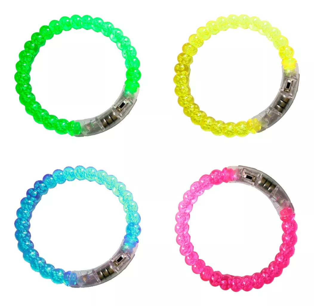 Pulsera Luminosa Led - Cotillon Fiesta - Imagen 3