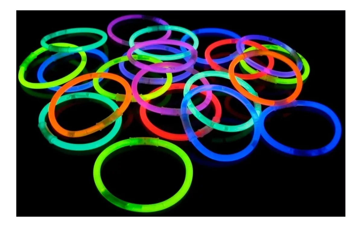Pulseras Luminosas Quimicas Neon X50 Unidades - Imagen 3