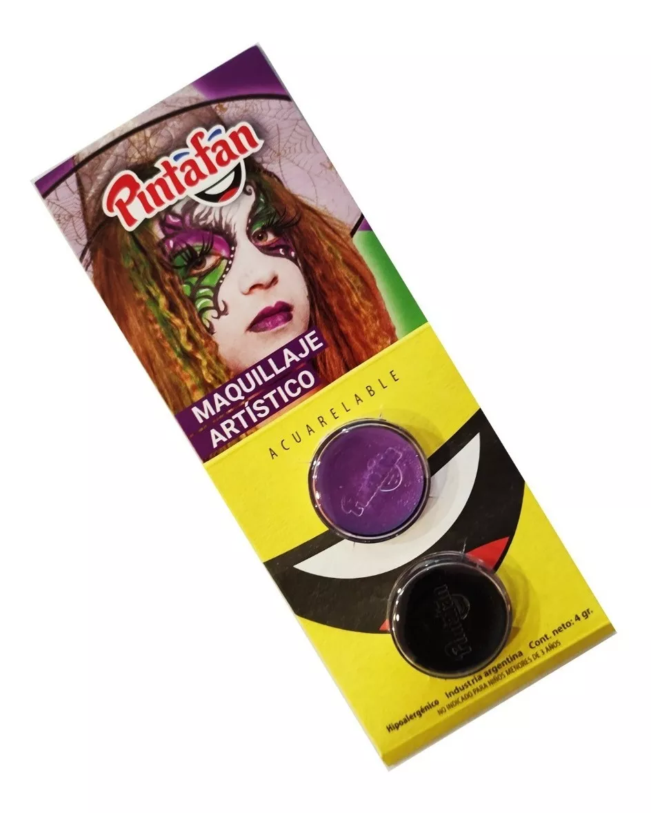 set-maquillaje-halloween-lila