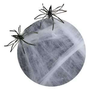 Telaraña Extensible Con Arañas Halloween - Decoracion