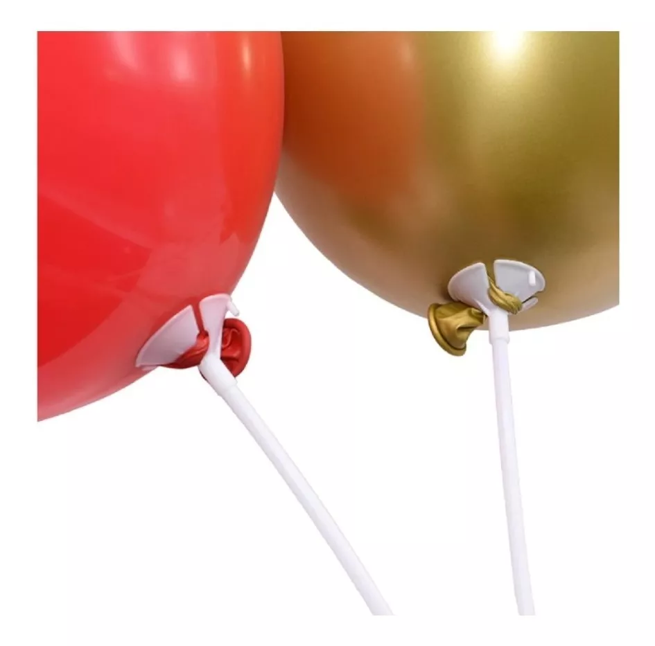 Varilla Porta Globo X 5 Con Soporte 40 Cm - Cotillon