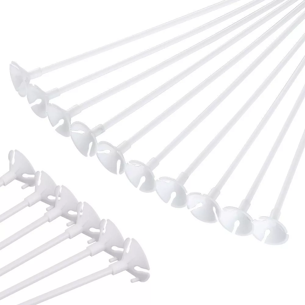 Varilla Porta Globo X 5 Con Soporte 40 Cm - Cotillon - Imagen 4