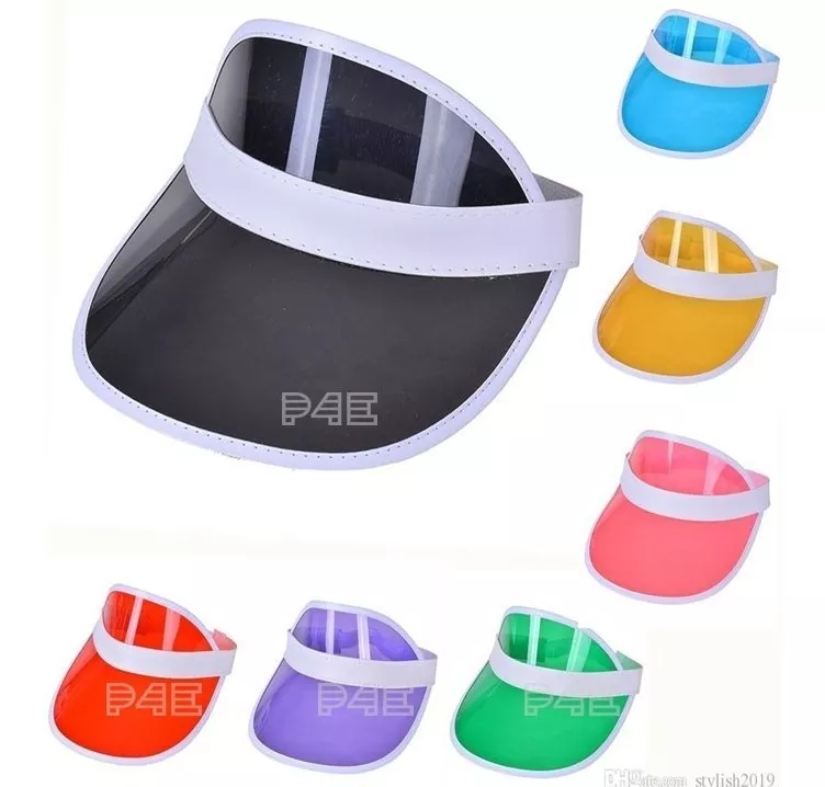 Visera Retro Gorro Poker Translucido Cotillon de Colores - Imagen 7