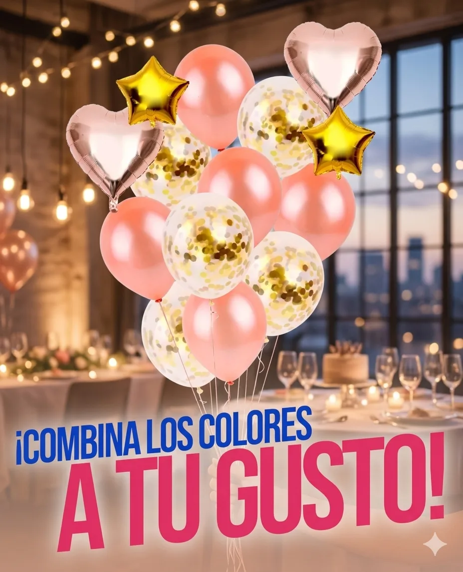 set 15 globos portada