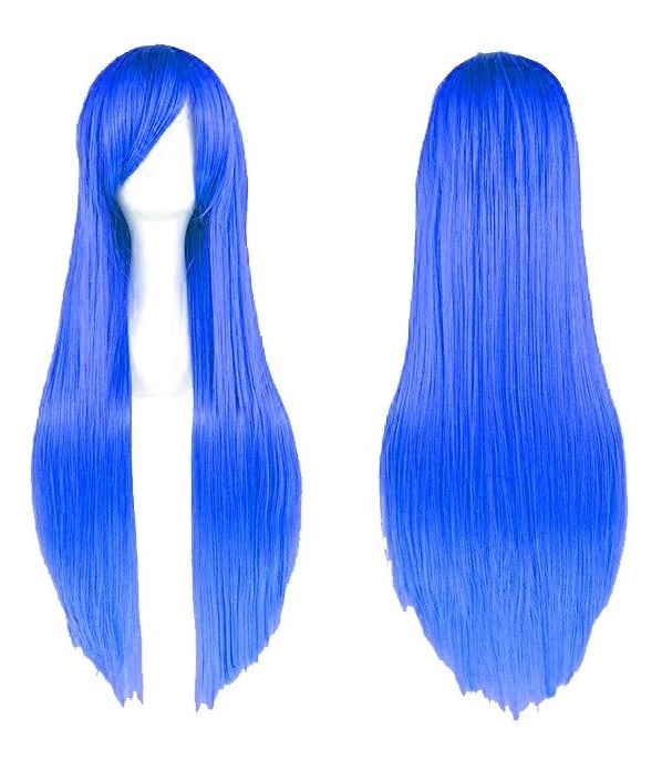 peluca-larga-azul
