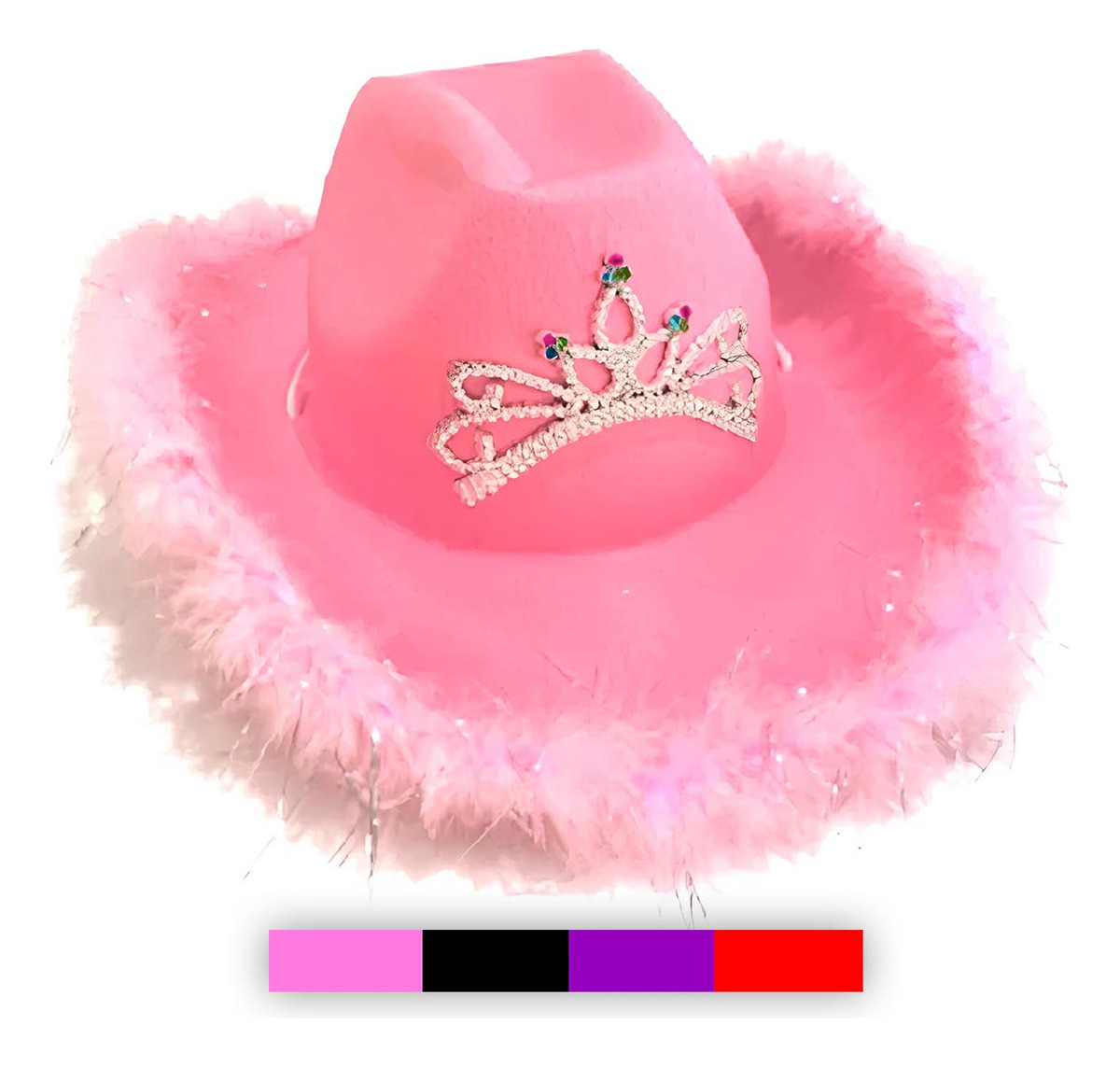 cowboy/plumas/corona/rosa