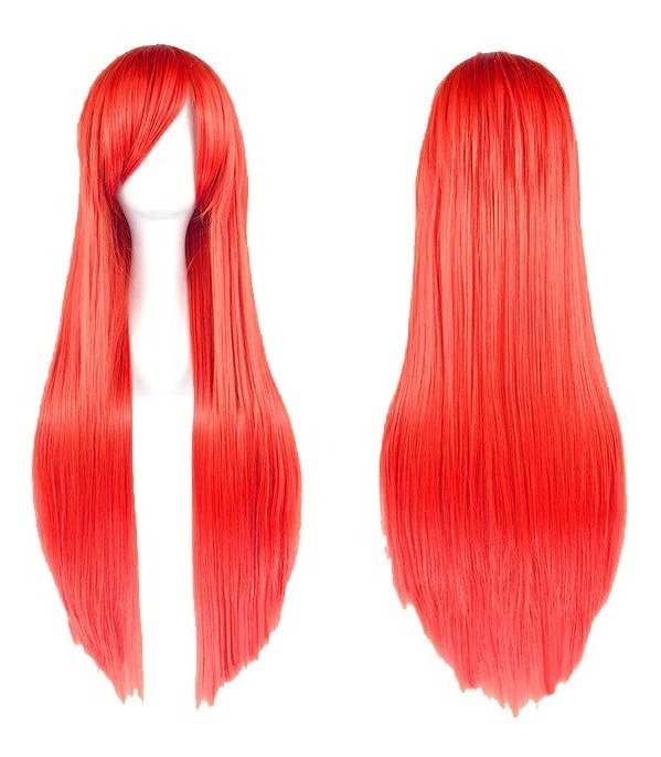 peluca-larga-rojo