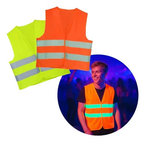 Chaleco Fluo Reflectivo Cotillón