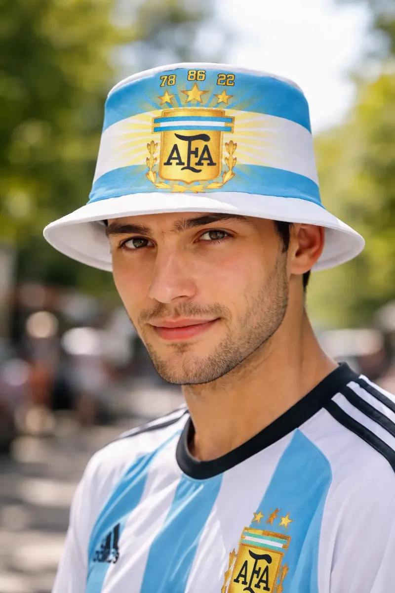 Sombrero Galera De Tela Equipos De Futbol Varios Diseños - Imagen 2