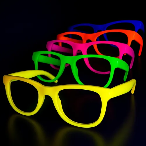 Anteojos Lentes Marco Fluo Way Fluo Cotillon Carioca - Imagen 2