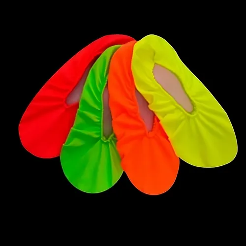 Par De Pantuflas Badanas Fluo Balerinas Cotillon Carioca - Imagen 2