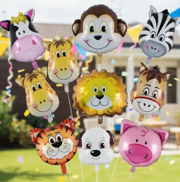 Globos Metalizado Animales 9'' - Cotillon Fiesta !! - Imagen 4
