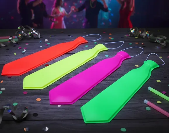 corbatas-moños-fluo-estampado