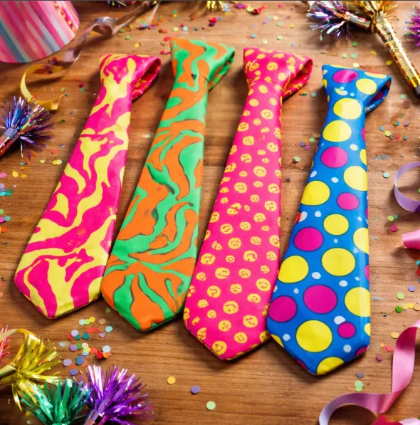 corbatas-moños-fluo-estampado